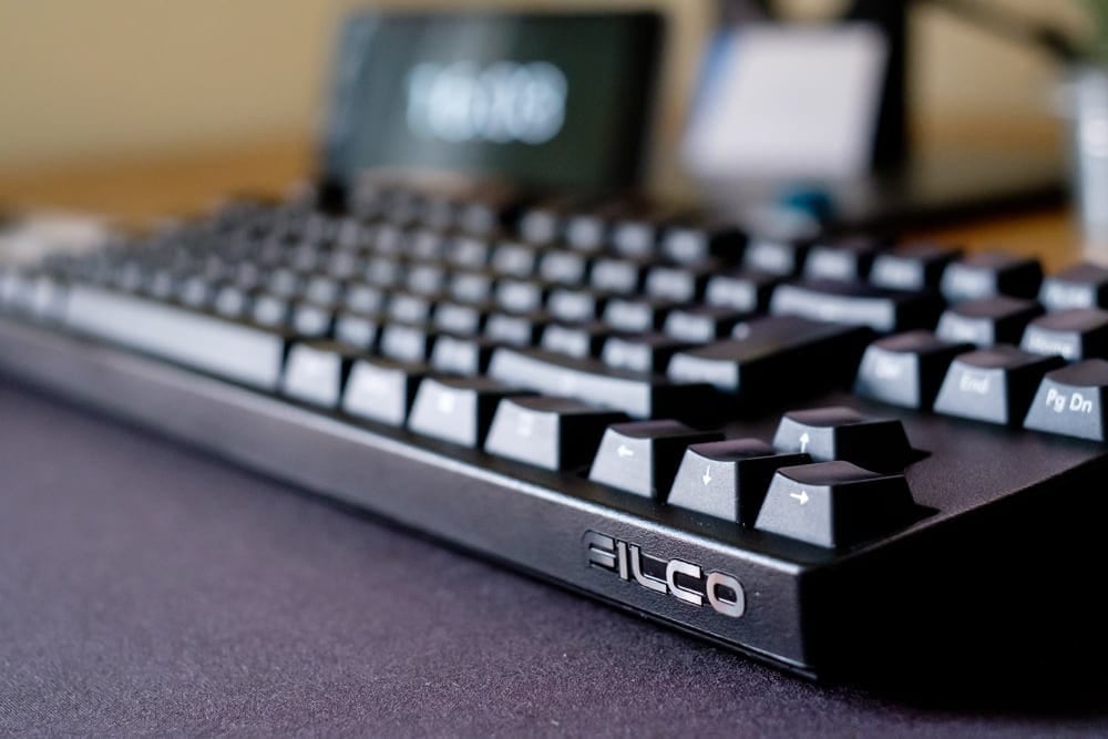A proper keyboard is a must and this Filco is very nice indeed