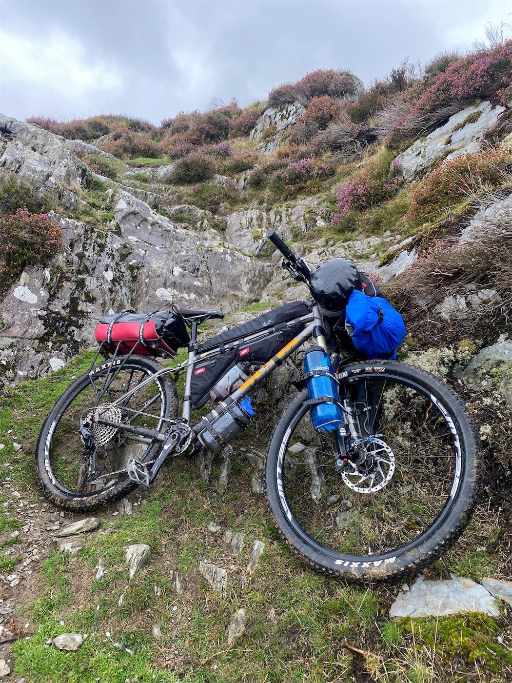 This is looking back up something that was definitely a downhill hike-a-bike and I still nearly fell flat on my arse.